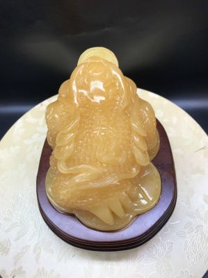 Thiềm Thừ Ngọc Vàng Onyx