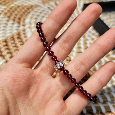 Orange garnet quấn 3 size 4 li